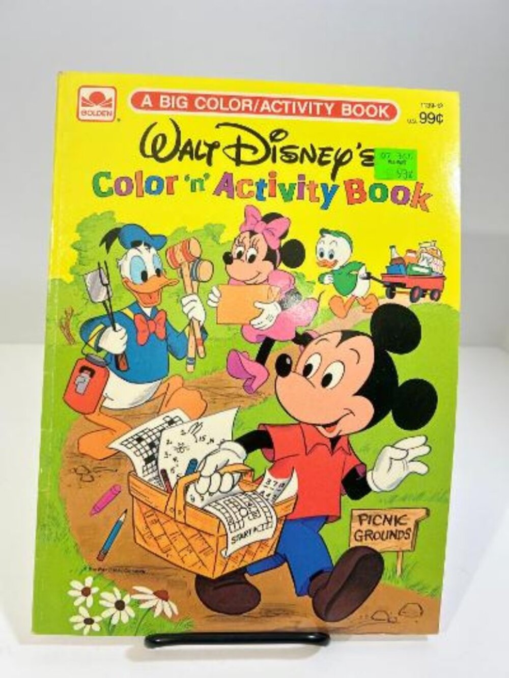 Vintage Coloring Book Walt Disney’s Color 'n' Activity Book NEW Golden Book 1978